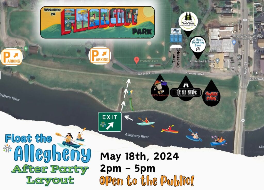 Float the Allegheny May 18th 2-5pm