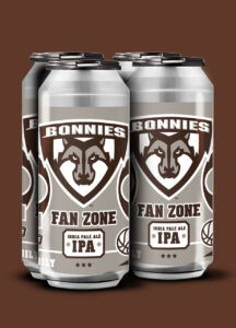 (Ellicottville Brewing Co.) Bonnie’s Fan Zone IPA issued in time for Alumni Weekend.