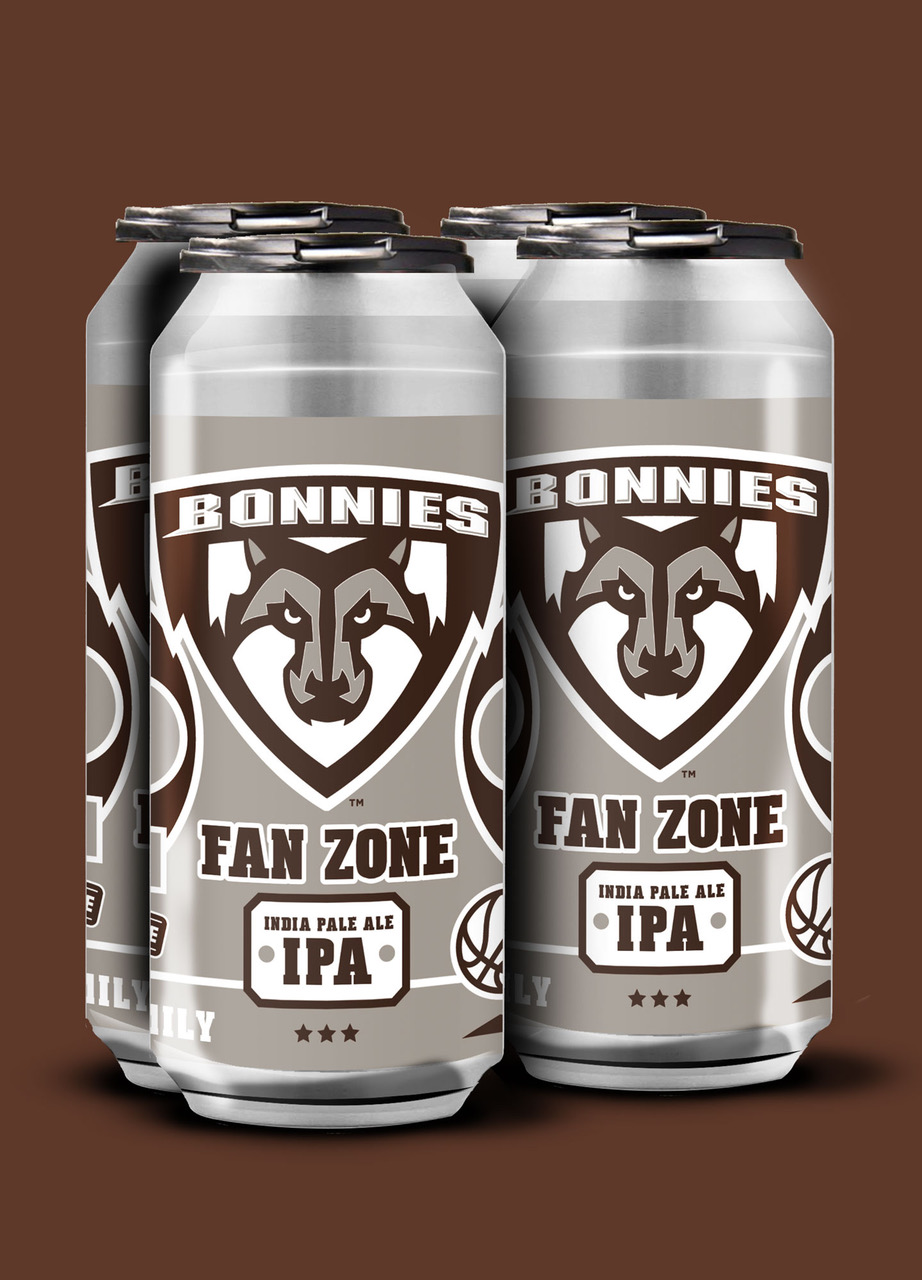(Ellicottville Brewing Co.) Bonnie’s Fan Zone IPA issued in time for Alumni Weekend.