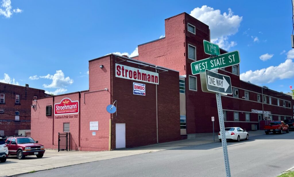 (Rick Miller/Olean Star) Stroehmann Bakery in Olean notified more than 80 employees on Wednesday that the plant would be closing in 90 days.