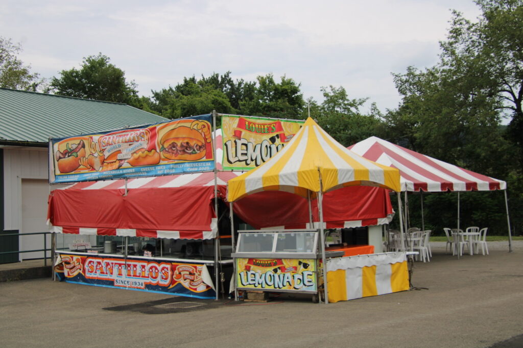 (Rick Miller/Olean Star)
Food concessions and some rides began arriving at the Cattaraugus County Fairgrounds in Little Valley on Monday. The Fair runs from Saturday, July 27 to Saturday, Aug. 3.