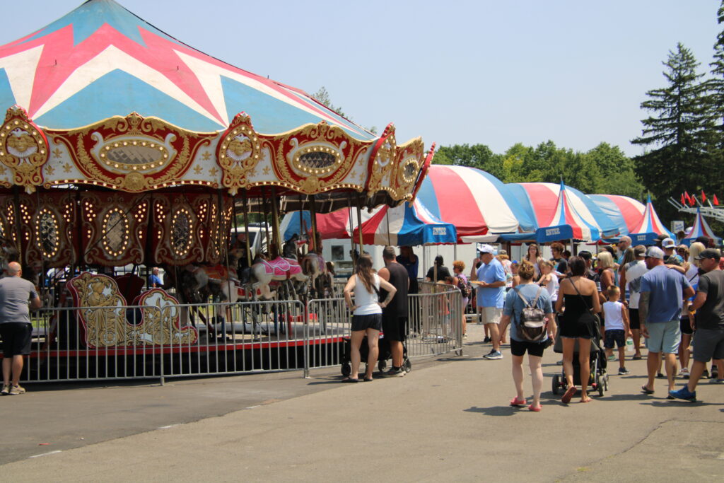 (Rick Miller/Olean Star) Cattaraugus County Fair officials said attendance at the 181st fair last week in Little Valley was on par with other recent county fairs.