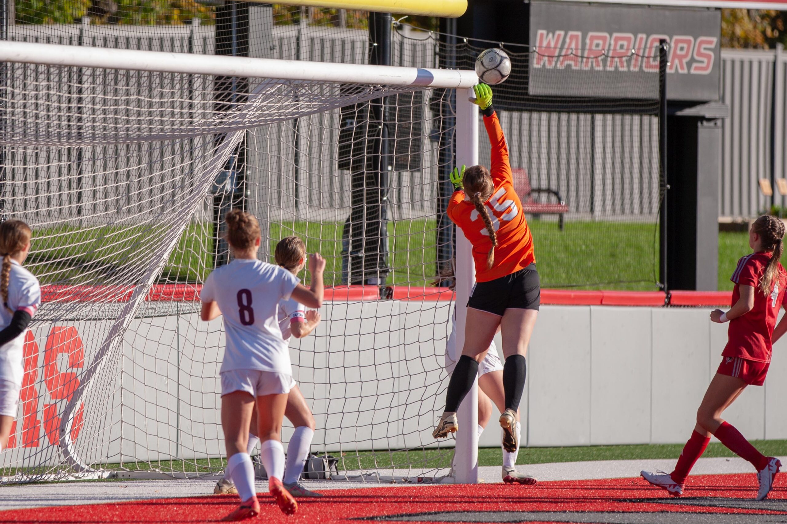 Ellicottville-Goal-Keeper-Courtney-Marsh-reaches-to-deflect-a-Salamanca-shot-from-the-corner-Photo-Bob-Crandall