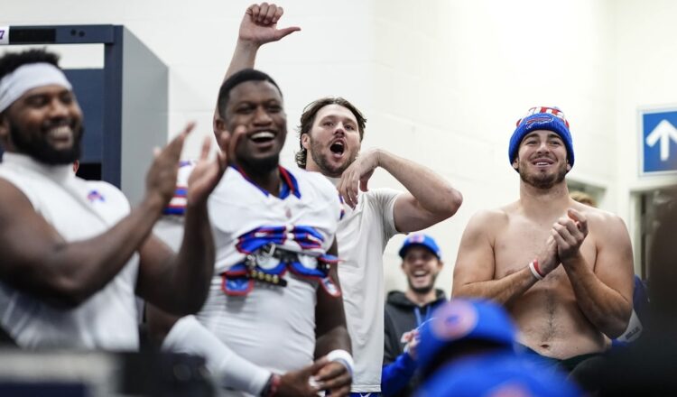 Photo-Josh-Allen-and-the-Bills-had-a-lot-to-celebrate-on-Sunday.-Off-season-talk-was-replacing-Davis-and-Diggs-then-Cooper-and-Samuel-were-out.-Allen-found-other-targets-and-a-1.-Ben-Green-photoBuffa