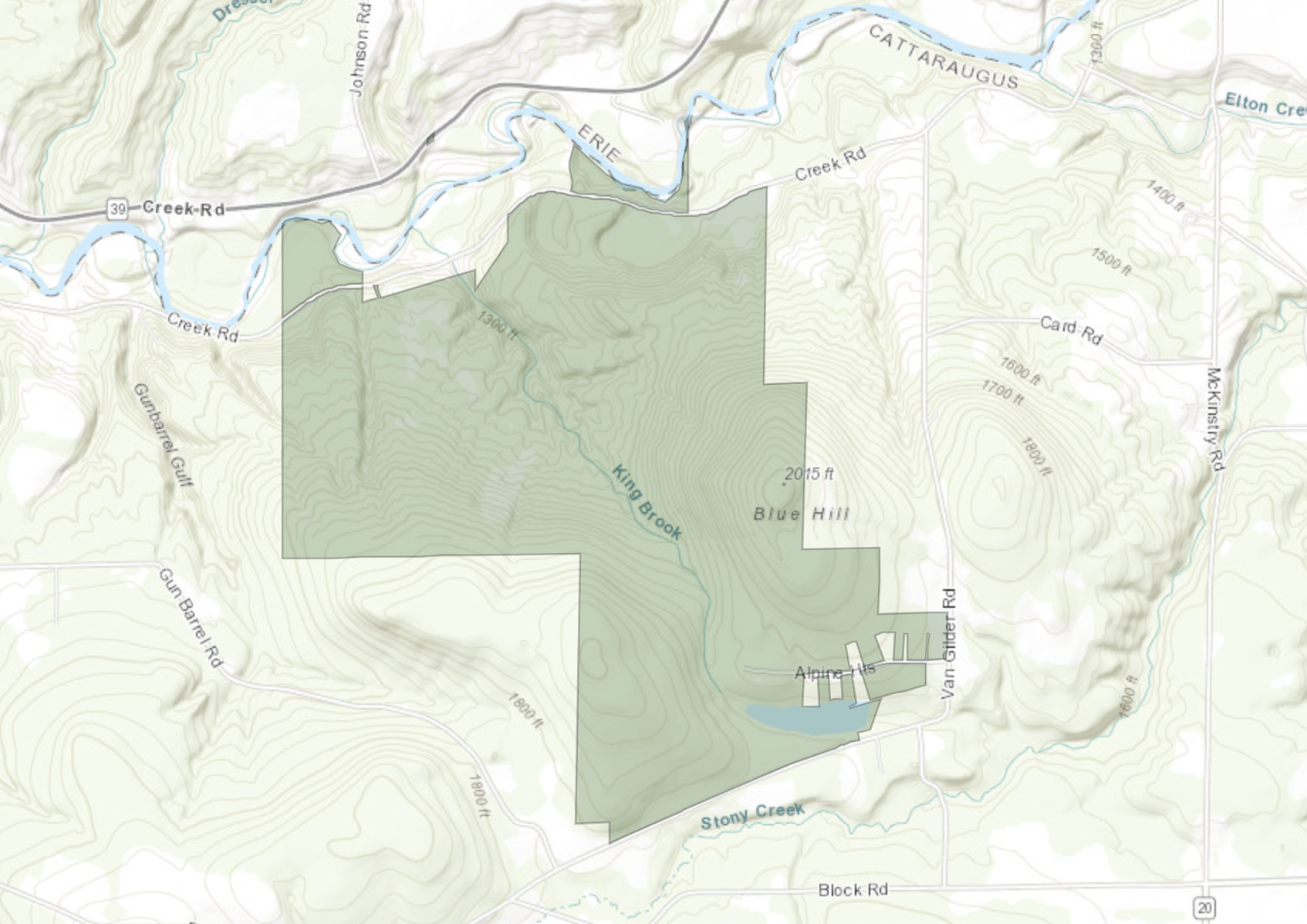 Maps and additional information about Blue Hill State Forest can be found on DECinfo Locator.