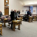 (Rick Miller/Olean Star) Cattaraugus County lawmakers adjourned Wednesday’s meeting in memory of former legislator Jim Ellis of East Otto.