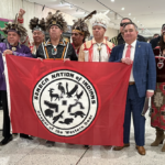Seneca Nation President J. Conrad Seneca and members of the Tribal Council met with State Sen. George Borrello when they visited Albany for Gov. Kathy Hochul’s State of the State Address.
