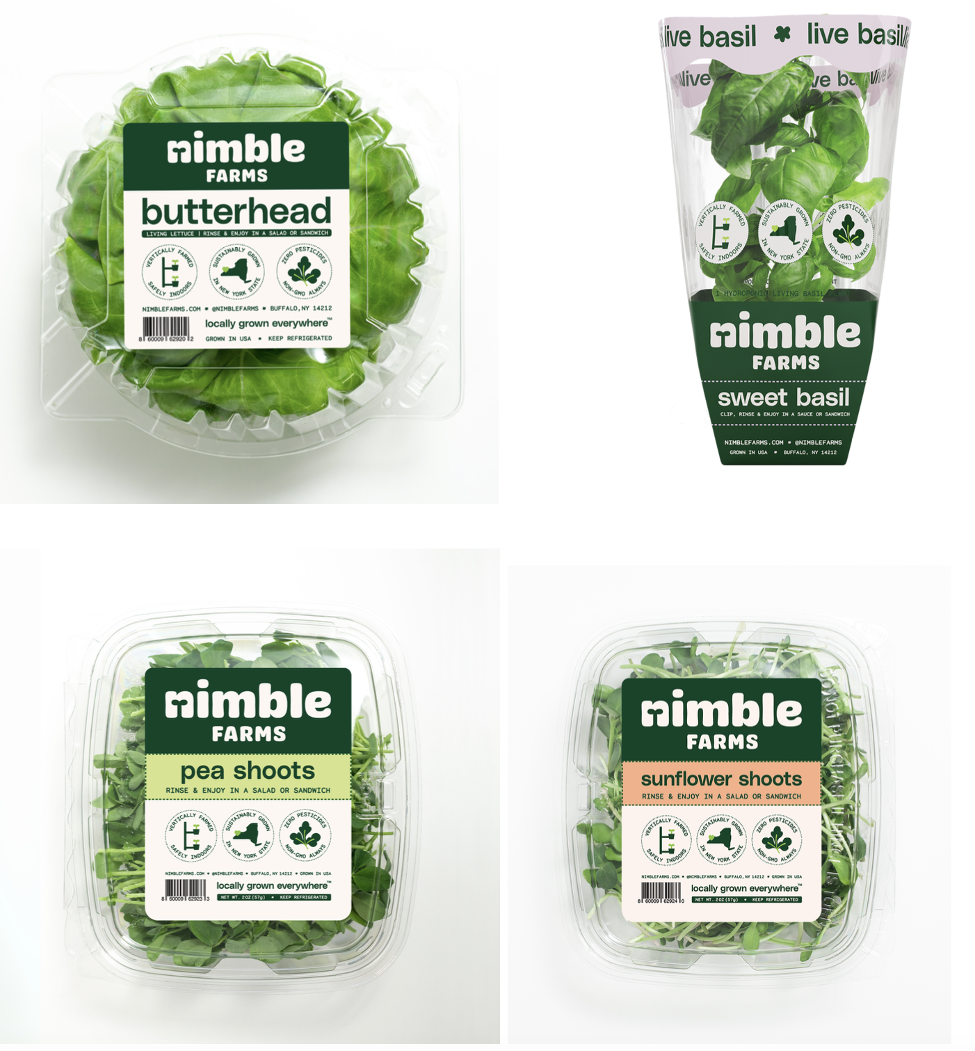 (Photo provided) Nimble Farms, formerly Ellicottville Greens, will have a variety of lettuce and other greens for sale at Tops Markets.