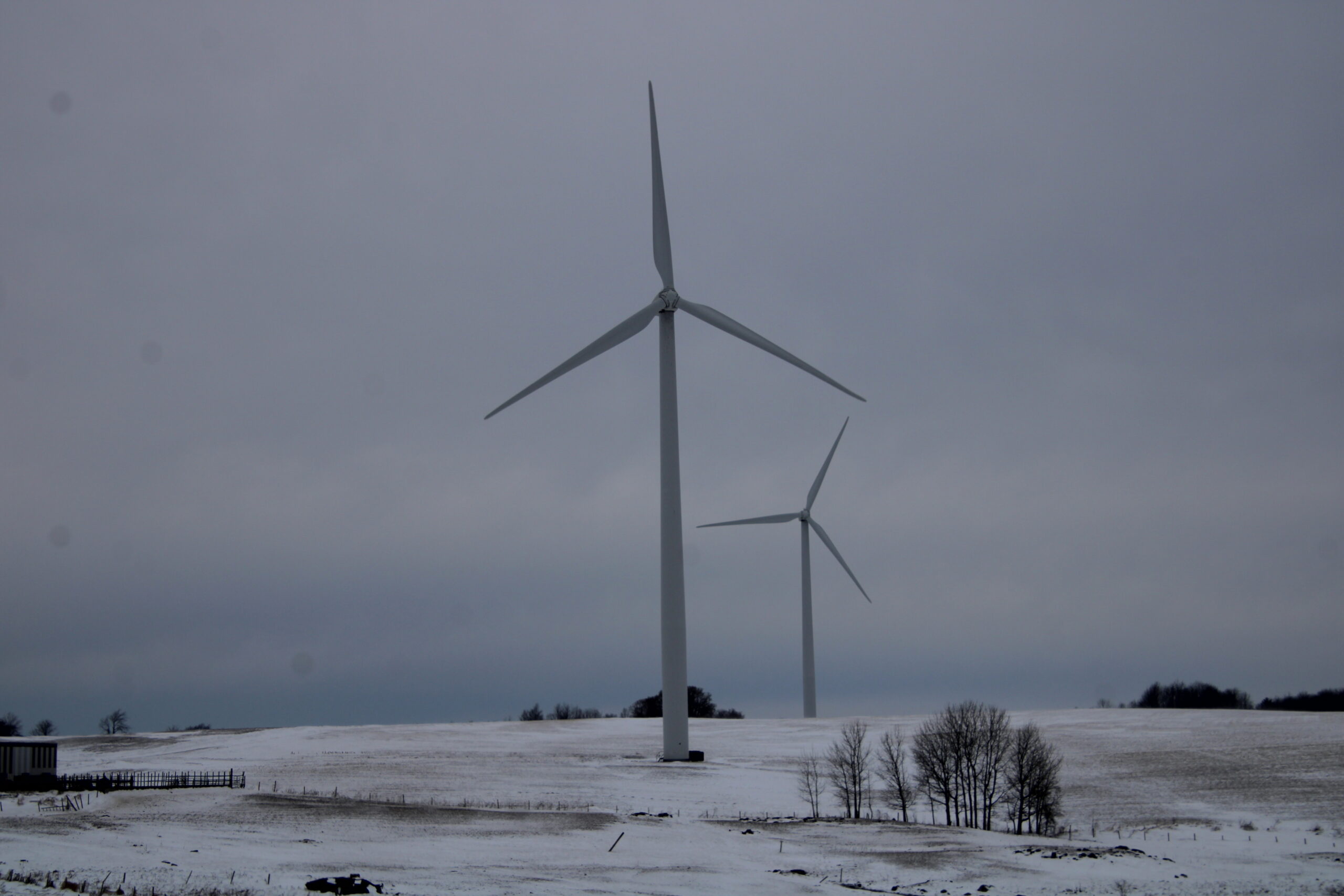 (Rick Miller/Olean Star) These wind turbines, located in the Central New York town of Stockbridge, were among the first in New York state. The proposed 340 megawatt Alle-Catt wind farm would consist of 83 600-foot tall turbines.