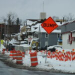 (Rick Miller/Olean Star) Funding for milling and paving Walkable Olean 3 (above) on East State Street was guaranteed Tuesday when the Olean Common Council transferred the funds from Walkable Olean 4 on South Union Street.
