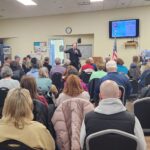 (Photo provided) Assemblyman Joe Sempolinski held his first town meeting as the 148th Assembly District representative at the John J. Ash Center in Olean Thursday night.