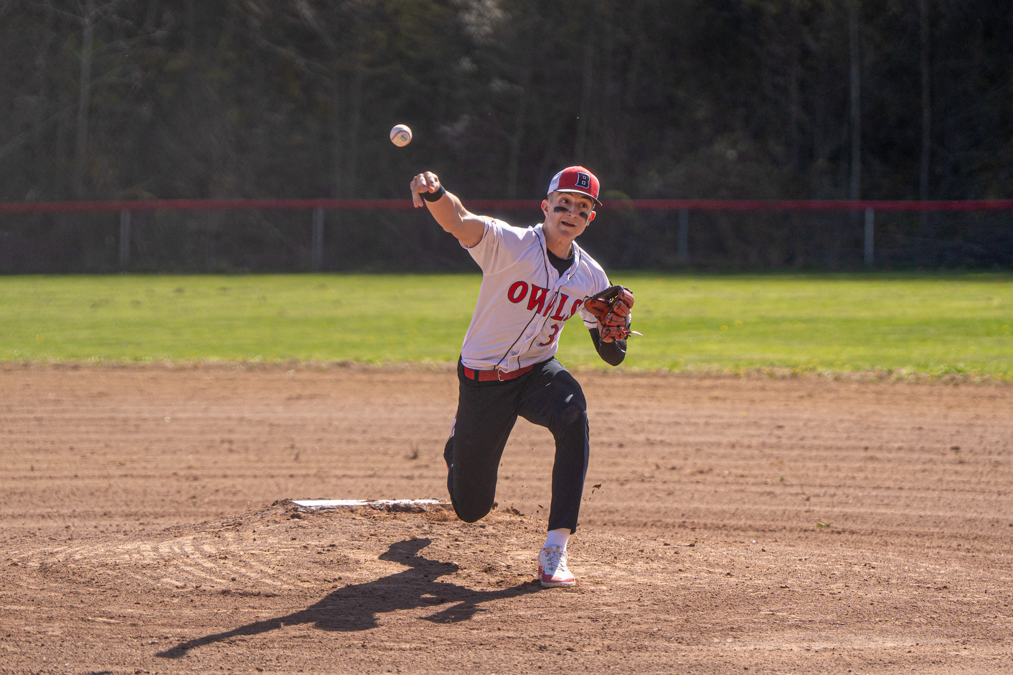 FILE: Bradford's Talan Reese on the mound during the Owls' win over Brockway on Friday, April 26, 2024. | File photo by Hunter O. Lyle